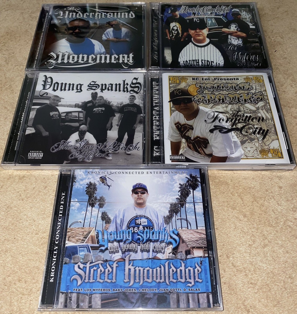 Chicano Rap-Young Spanks (5 CD Lot) | eBay