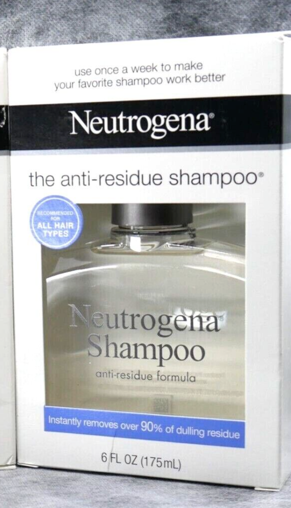 Neutrogena Anti-Residue Clarifying Shampoo 6 oz Original Formula