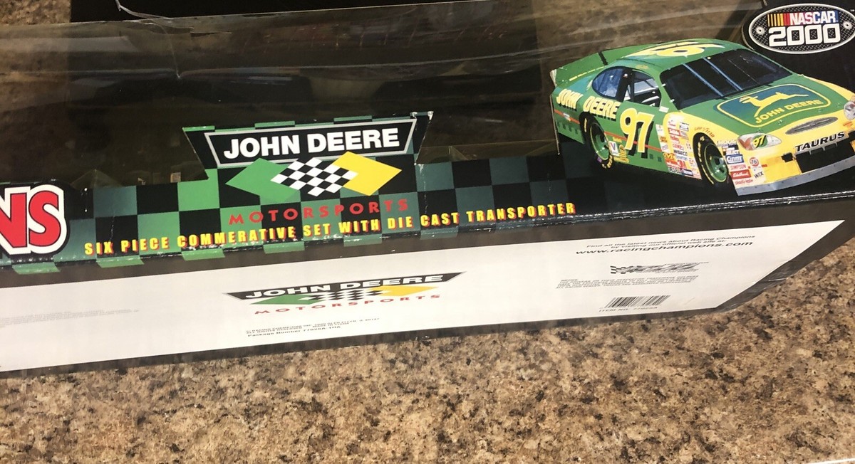 Racing Champions John Deere 1:64 NASCAR 6pc Commerative Set w