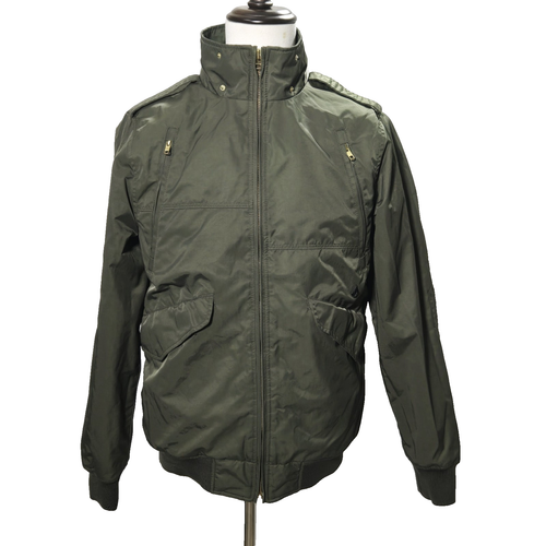 Volcom Scout Jacket Green Quilted-Lined Full Zip Windbreaker Bomber Size Medium