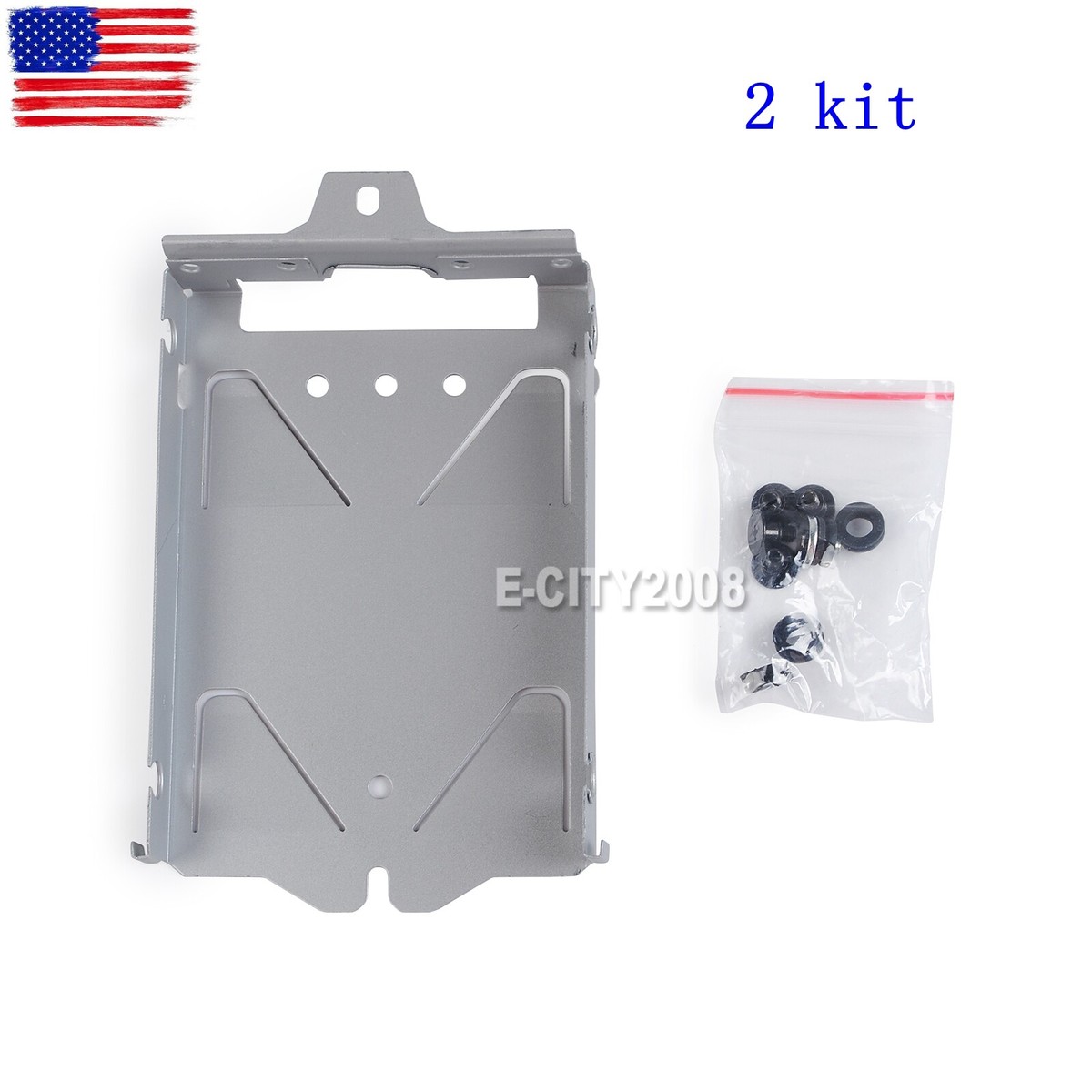 2x For Sony PlayStation PS4 PRO HDD Hard Drive Caddy Tray Holder