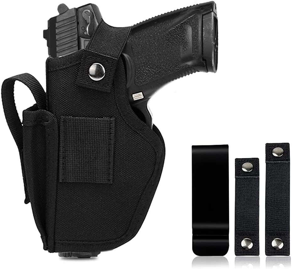 Nylon Belt & Clip Gun holster For Walther WMP 22 Mag With 4.5" Barrel