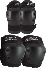 187 Combo Pack Knee/Elbow Pad Set XS-Black