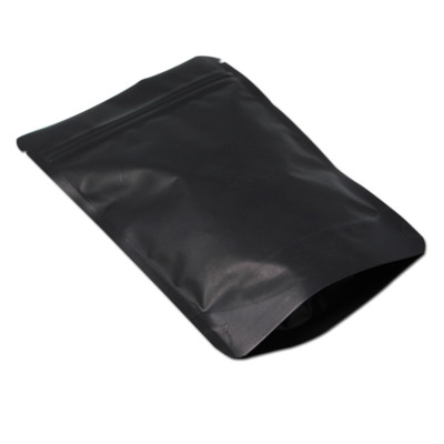 Matte Black Pure Aluminum Foil Mylar for Zip Stand Up Bags Lock Food Packaging-