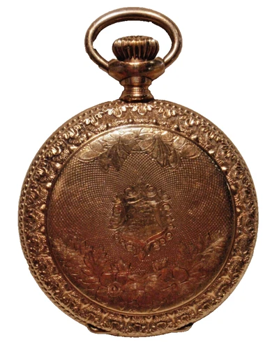 1878 Beautiful Antique American Waltham Ladies C.W.C Co Gold Filled Pocket Watch