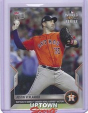 Justin Verlander - 2022 MLB TOPPS NOW® Card 1153 - 1st Career World Series Win