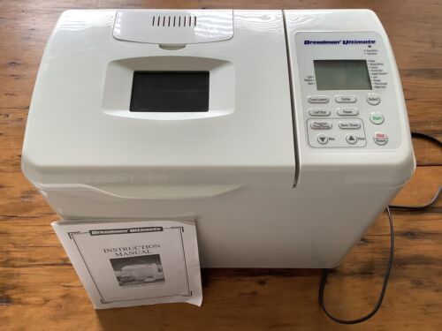BREADMAN ULTIMATE AUTOMATIC BREAD MAKER TR2200C With Instruction/recipe Manual