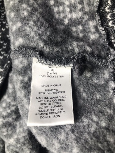 Stan Herman Women's L Full Zip Gray Plush Winter Jacket Sweater W41-42 Sz 12 14 - Picture 6 of 12
