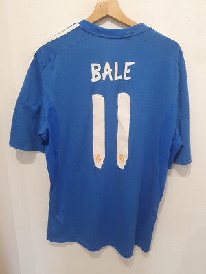 BALE REAL MADRID 2013 2014 ADIDAS SIZE L JERSEY SHIRT SOCCER FOOTBALL  TRIKOT