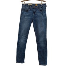 Pilcro and the Letterpress Anthropologie Skinny Jeans Medium Wash Blue Size 29