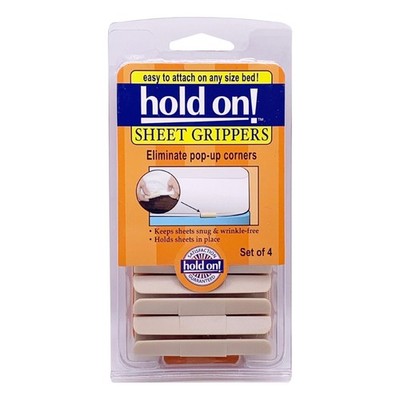 Fresh Ideas Bed Sheet Grippers   Easy To Use Sheet Holders For Mattresses With T