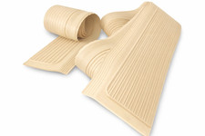 Gummi Einstiegsleisten Schweller für Mercedes SL107 R107/W107 beige