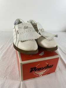 Vintage Footjoy Metal Spikes in box #33738 Locking Lite-Spikes