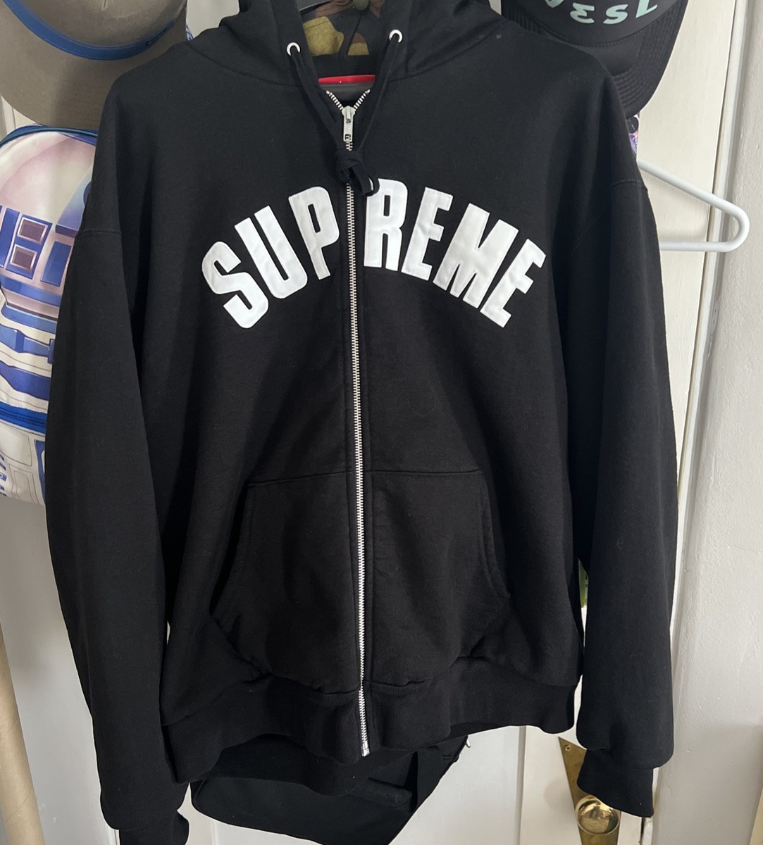 Supreme FW24 Arc Thermal Lined Zip-Up Black Size Large | eBay
