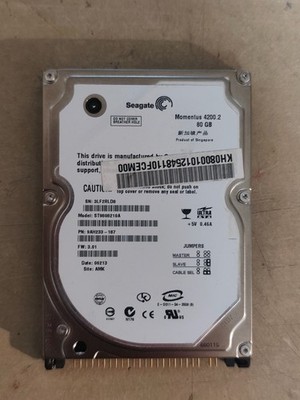 Seagate ST9808210A 2,5'' 80GBHDD Festplatte 4200rpm PATA IDE