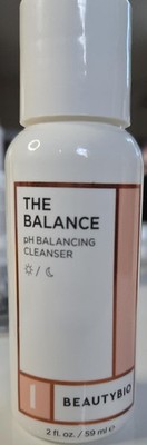 BeautyBio The Balance pH Balancing Cleanser 2oz Travel Size Gentle Face Wash