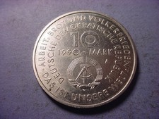 East Germany 10 Mark 1990 Labour Day #100439