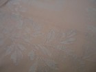 Vintage  TABLECLOTH  Pastel   APRICOT 42" x 46" Brocade — photo 3