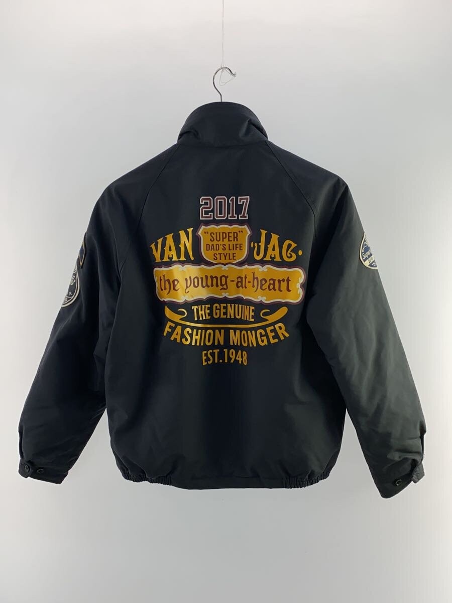 VAN Down Jacket, Medium, Polyester, Navy, JC-16519 - image 2
