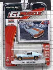 Greenlight 2016 GL Muscle, '67 Ford Mustang GT, gulf racing blue