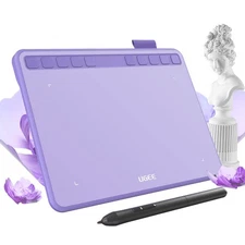 Drawing Tablet 6.5x4 Inches Computer Graphics Tablets with 10 Hot Keys，Digita...