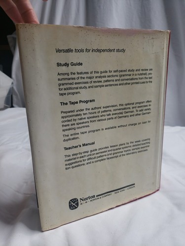 German: A Structural Approach By Walter F. W. Strothmann Third Edition HC 1980 - Foto 2 di 7