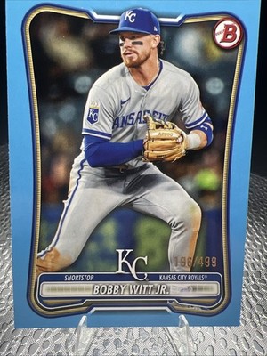 2026 Bowman Bobby Witt Jr. Light Blue Parallel #/499 ⚾️ Royals 