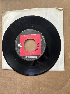 Dwight Yoakam Ring  Of Fire/South Of Cincinnati 1986 Reprise 45