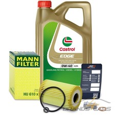 MANN ÖLFILTER+5L CASTROL EDGE 0W-40 FÜR MERCEDES BENZ A-KLASSE W168 VANEO
