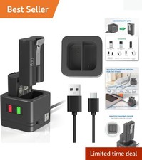 Dual Charger Station for Ring Batteries - Compatible with Ring Doorbell 2/4