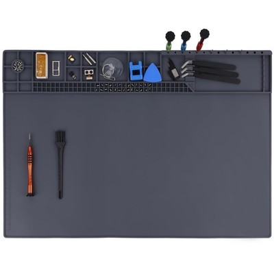 Heat Resistant Silicone Soldering Mat 932°F - Magnetic Electronics Repair Pad 22