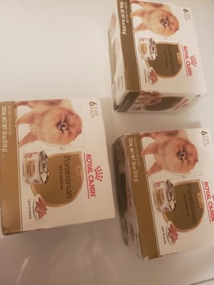 ROYAL CANIN Adult Pomeranian Loaf In Sauce Wet Dog FOOD (18) 3oz Cans-4/20/28