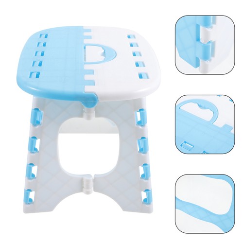 Kunststoff-Klapphocker für Badezimmer, kleine Bank, tragbarer Klapphocker – - Bild 9 von 17