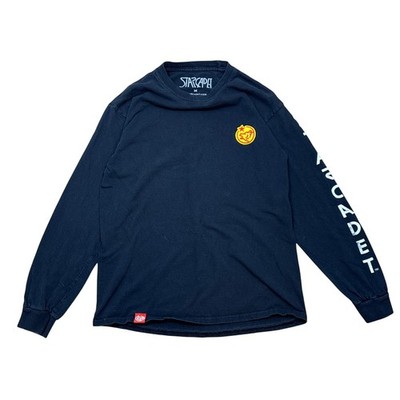 Starcadet embroidered patch Medium long sleeve spellout shirt back logo