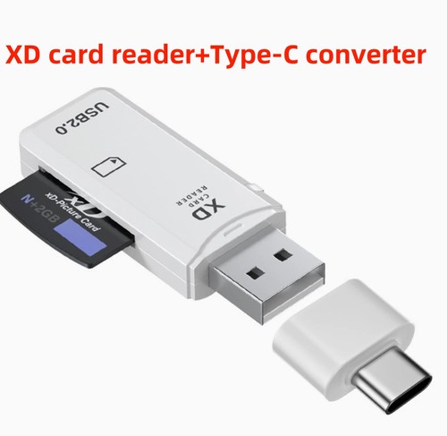 XD Picture Card Reader USB 2.0 Memory Adapter for Olympus Fuji Cameras - Afbeelding 2 van 14