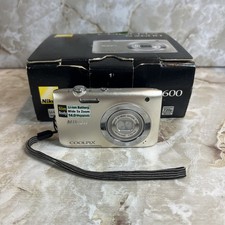 Nikon COOLPIX S2600 14.0MP 5x Optical Zoom Digital Camera Silver Tested READ