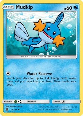 LP - Mudkip (32) CES - 32/168 SM - Celestial Storm
