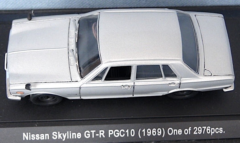 ☆レア☆エブロ　日産スカイライン　GT-R PGC10 シルバー　1:43 Ebbro 1/43 Skyline Gt-R Pgc10 Medium-Term 1969 Hakoska