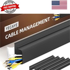6 Pack Cable Management, Cord Organizer, Cord Hider, Adhesive Mount Cable Org...
