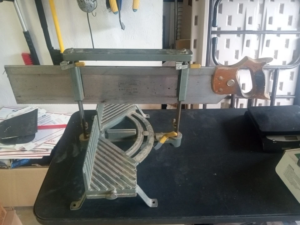 Vintage Sears Craftsman Miter Box Saw 24" Inch 881.36302 Made in USA Great COND. - Image 2 of 4