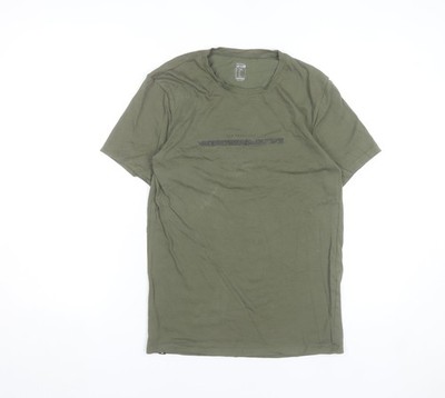 Decathlon Nyamba Herren T-Shirt Grün Slim Fit Grafik M