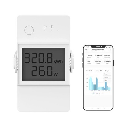 SONOFF 20A Smart Power Meter Switch Module Smart Home WiFi Wireless Light Switch