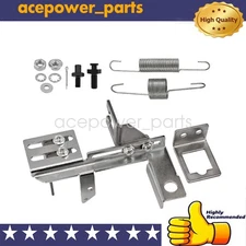 Fit Holley Edelbrock Throttle Kickdown Cable Bracket Kit W/Springs Linkage Studs