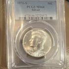 1776-1976-S Kennedy Half Dollar Bicentennial 1976 San Francisco Silver MS66