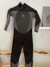RIP CURL kids Full Wetsuit Black/Gray Long Sleeve Full Body Suit