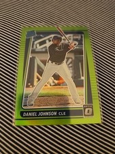 2021 Panini Donruss Optic Daniel Johnson #96 Rated Rookie Lime Green Prizm 