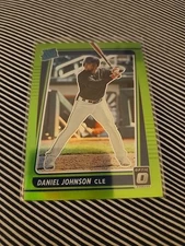 2021 Panini Donruss Optic Daniel Johnson #96 Rated Rookie Lime Green Prizm 