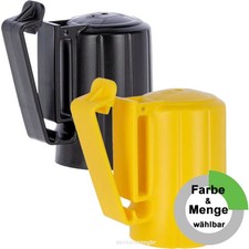 T-Post Kopfisolator AKO f&uuml;r T-Posten Pf&auml;hle gelb-schwarz Menge u.Farbe waehlbar