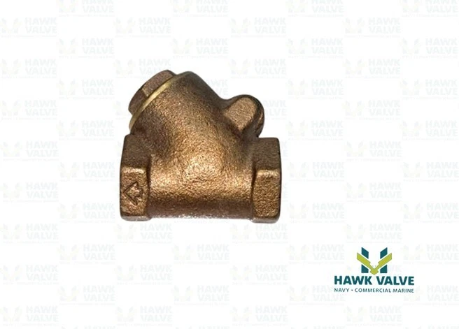 VÁLVULA DE RETENCIÓN OSCILANTE PATRÓN EN Y ROSCADO BRONCE 125/200 3/4" Foto 3 de 4