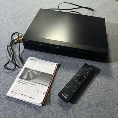 Sony RDR-VXD655 HDMI DVD VCR Combo Recorder Player Bundle w/ Remote Manual